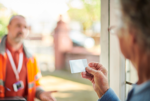 Scammer in home