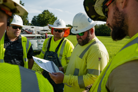 Line workers planning