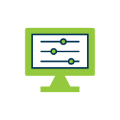 Icon of a computer monitor