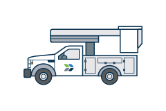Bucket Truck graphic